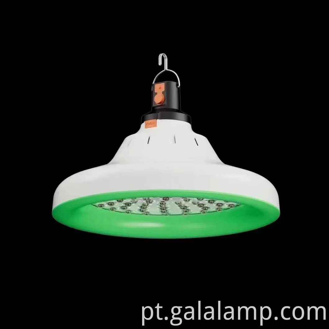 Lâmpada LED recarregável portátil para falhas de energia